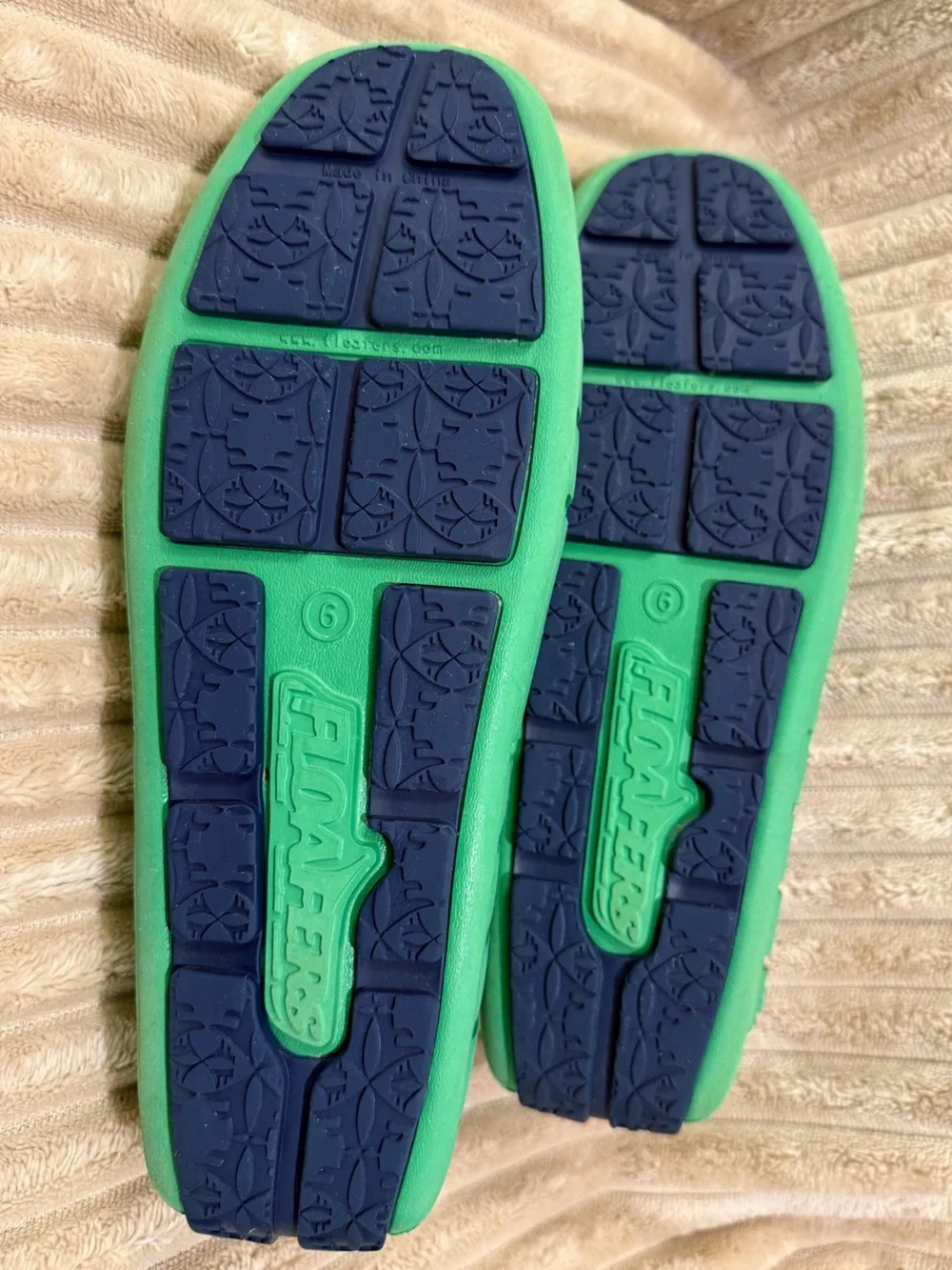 Men's Ventilated Green Slip-On Water Loafers